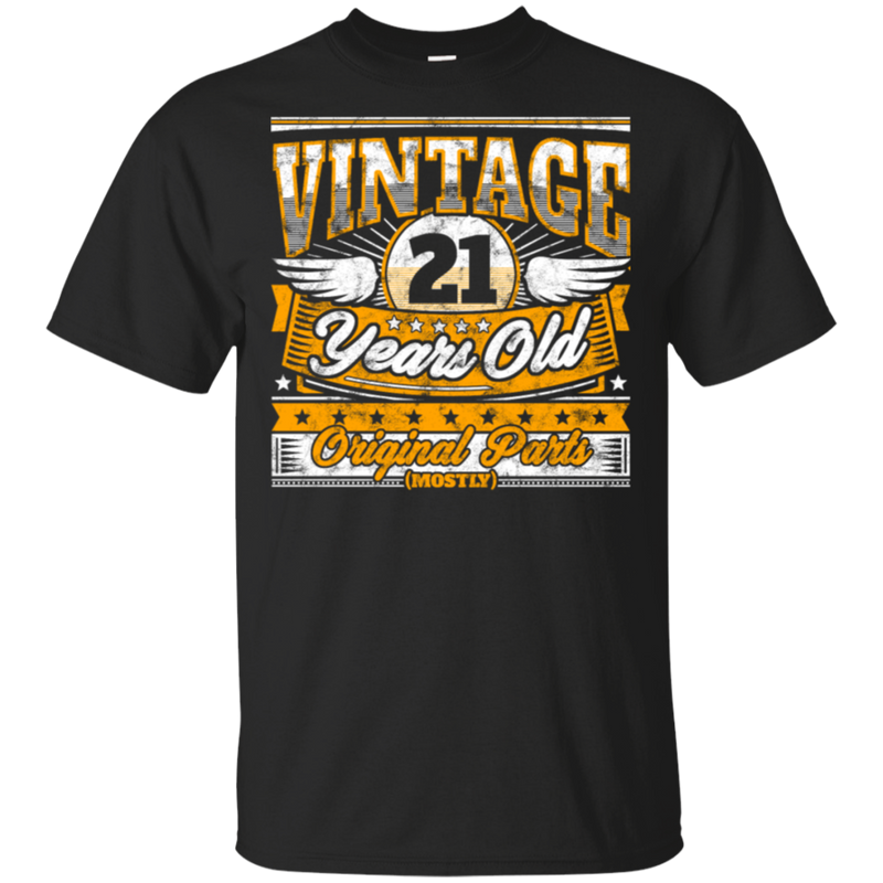 Funny 21th Birthday Vintage 21 Years Old