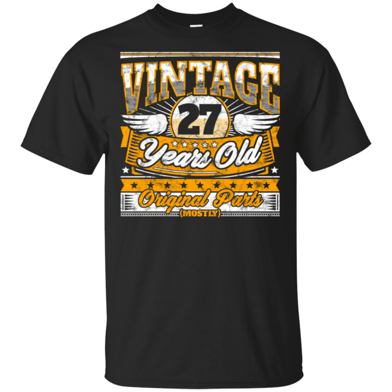 Funny 27th Birthday Vintage 27 Years Old