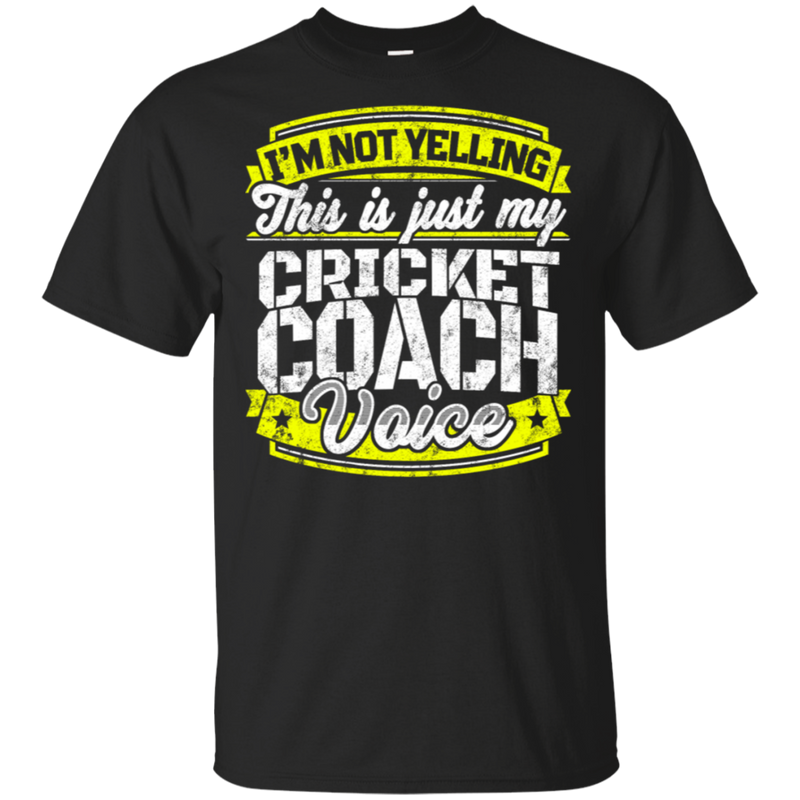 Funny Cricket Coach My Cricket Coach Voice T-Shirt
