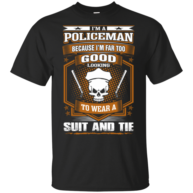 Policeman Far Good Looking To Wear Suit Tie