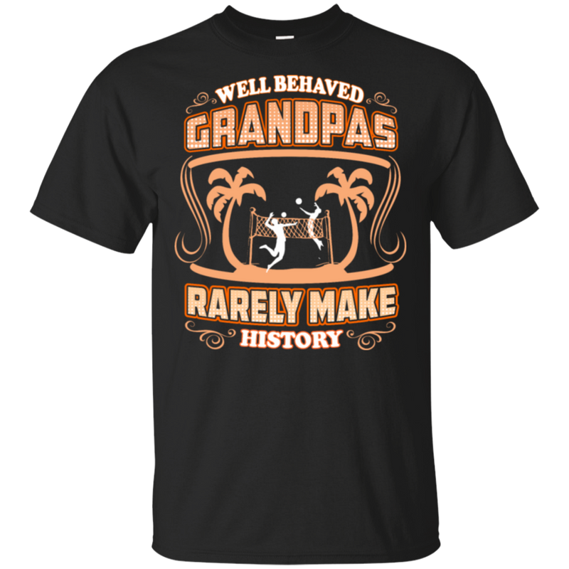 Grandpa Make History Beach Volleyball T-Shirt
