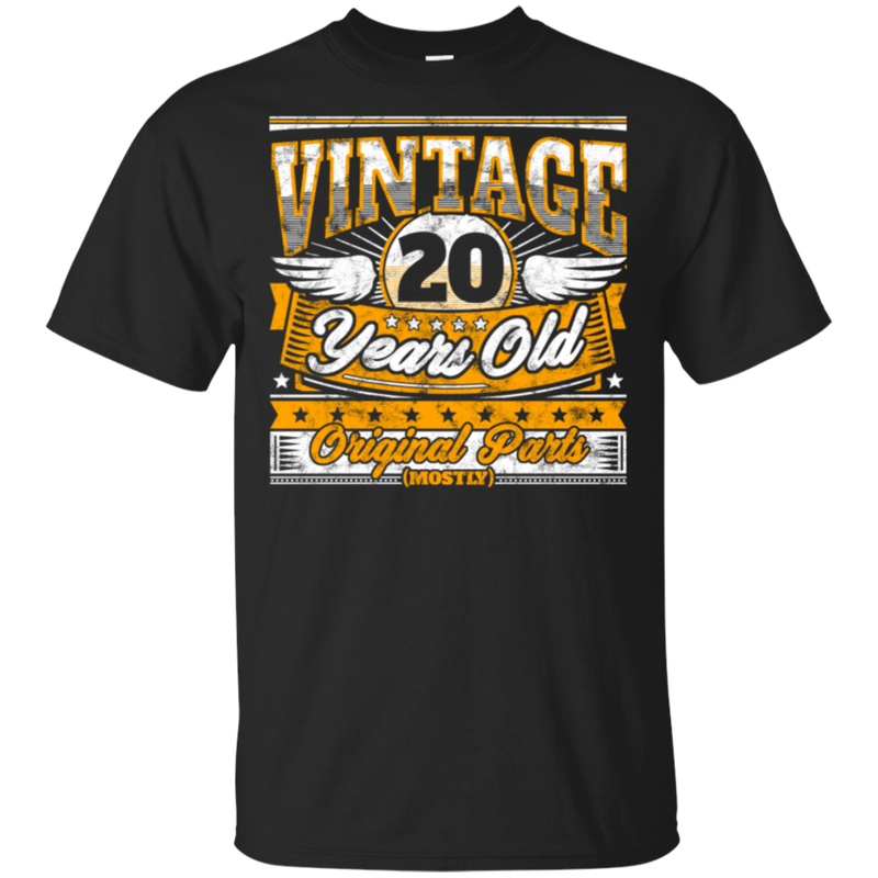 Funny 20th Birthday Vintage 20 Years Old