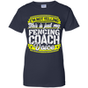 Funny Fencing Coach My Fencing Coach Voice T-Shirt