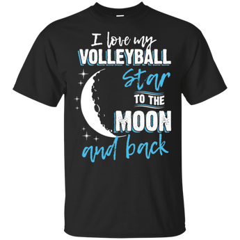 Volleyball Mom To The Moon An Back