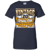 Funny 20th Birthday Vintage 20 Years Old