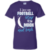 Football Mom To The Moon An Back