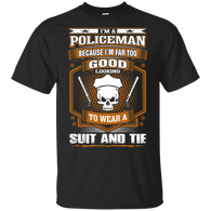 Policeman Far Good Looking To Wear Suit Tie