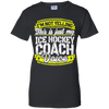 Funny Ice Hockey Coach My Ice Hockey Coach Voice T-Shirt