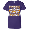 Funny 20th Birthday Vintage 20 Years Old