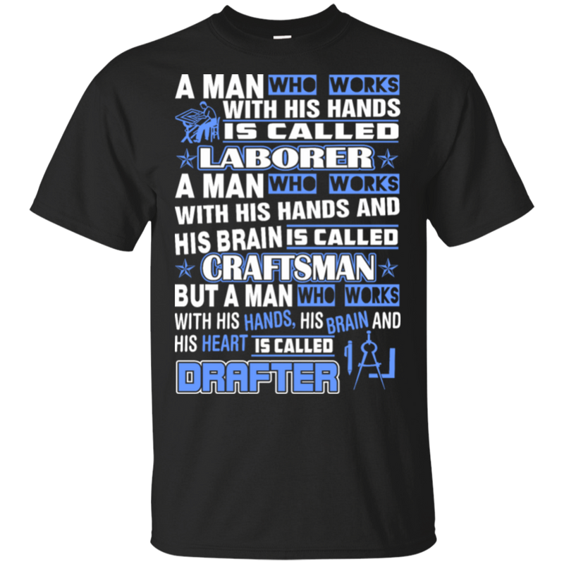 Man Work With Hands Brain Heart Drafter