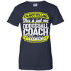 Funny Dodgeball Coach My Dodgeball Coach Voice T-Shirt