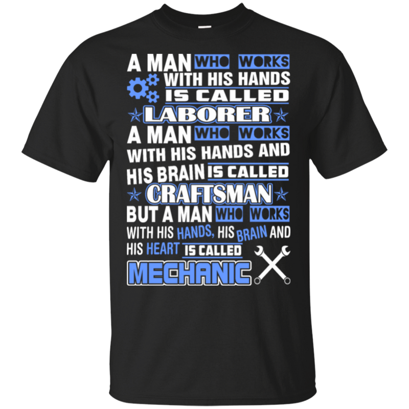 Man Work With Hands Brain Heart Mechanic