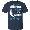 Volleyball Mom To The Moon An Back