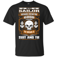Sailor Far Too Good Looking Wear Suit Tie